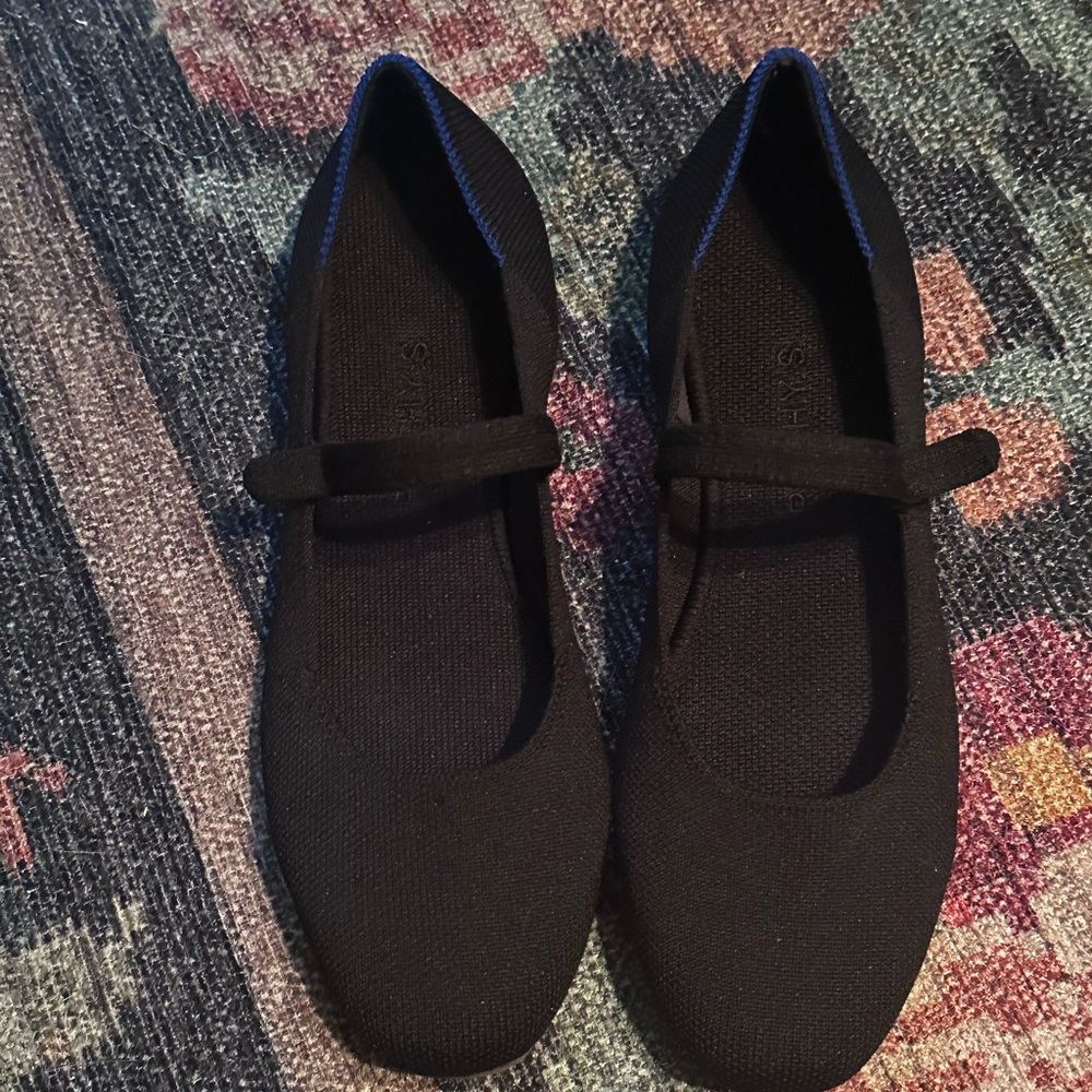 Rothy’s Square Mary Jane Black